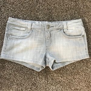 Grey Jean Shorts
